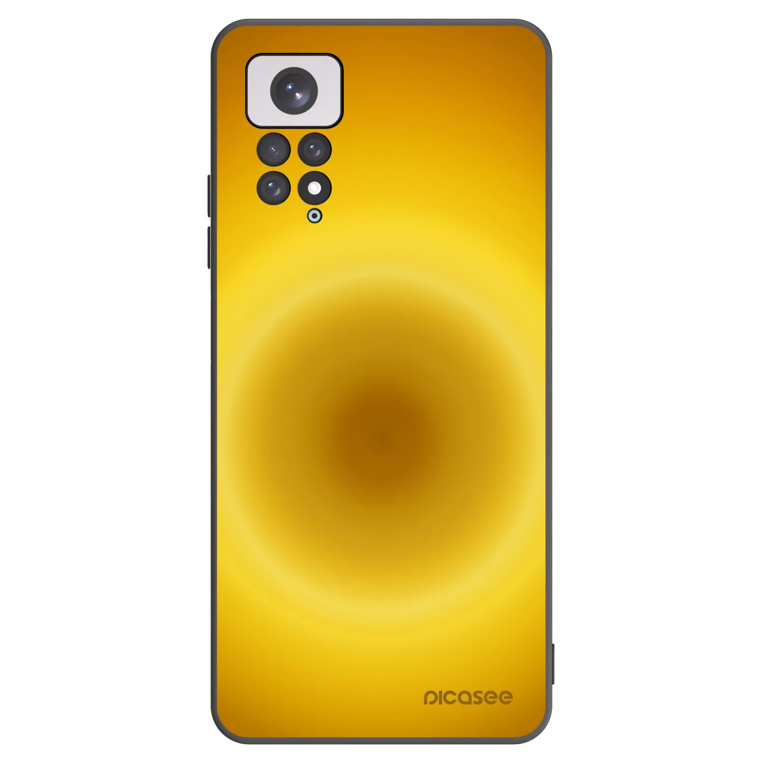 Picasee fekete szilikon tok az alábbi mobiltelefonokra Xiaomi Redmi Note 11 - Solar Pulse