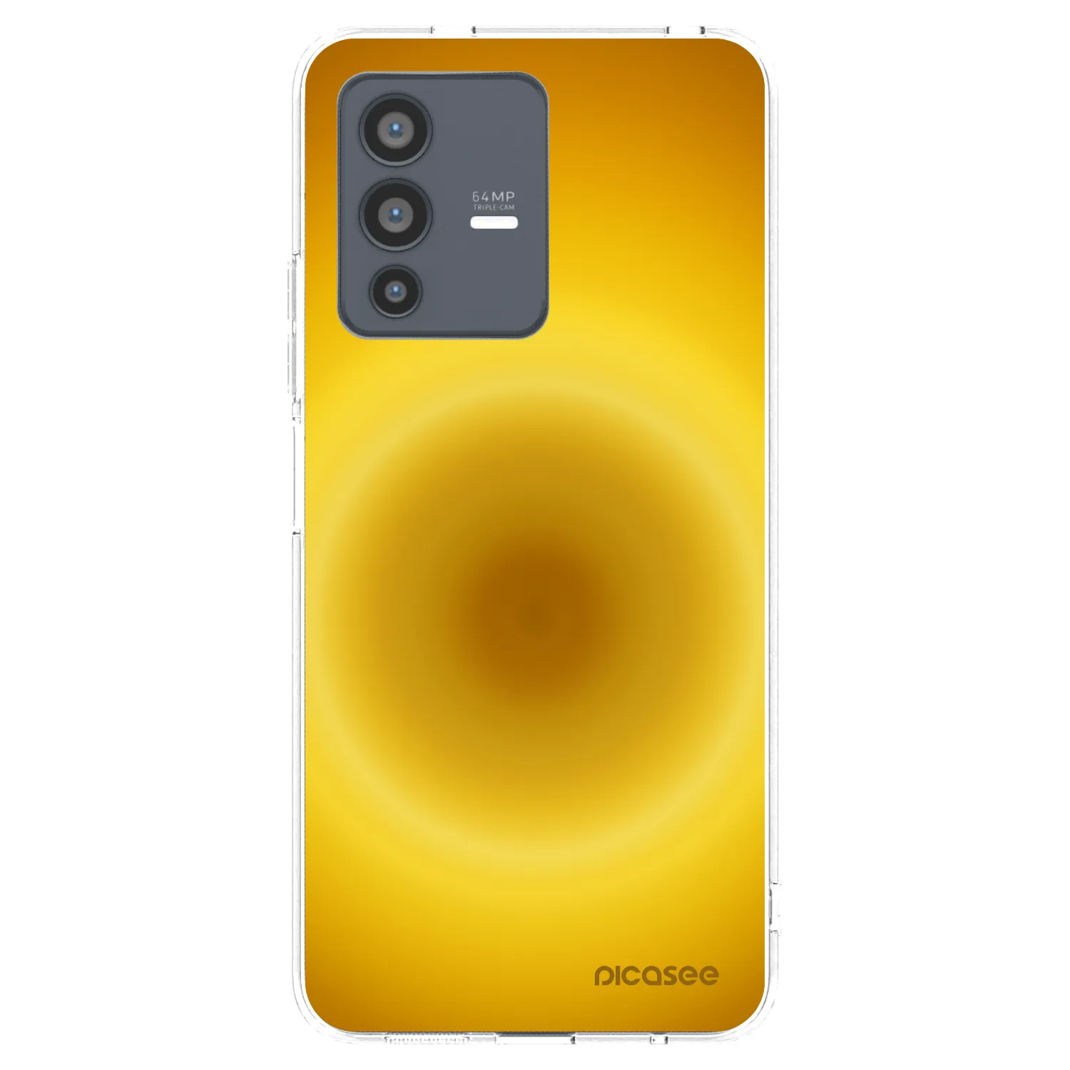 Picasee átlátszó szilikon tok az alábbi mobiltelefonokra Vivo V23 5G - Solar Pulse
