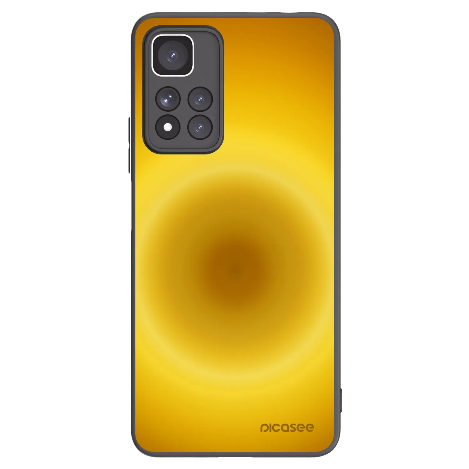 Picasee fekete szilikon tok az alábbi mobiltelefonokra Xiaomi Redmi Note 11 Pro+ 5G - Solar Pulse
