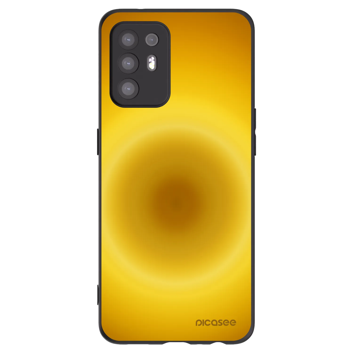 Picasee fekete szilikon tok az alábbi mobiltelefonokra OPPO A94 5G - Solar Pulse