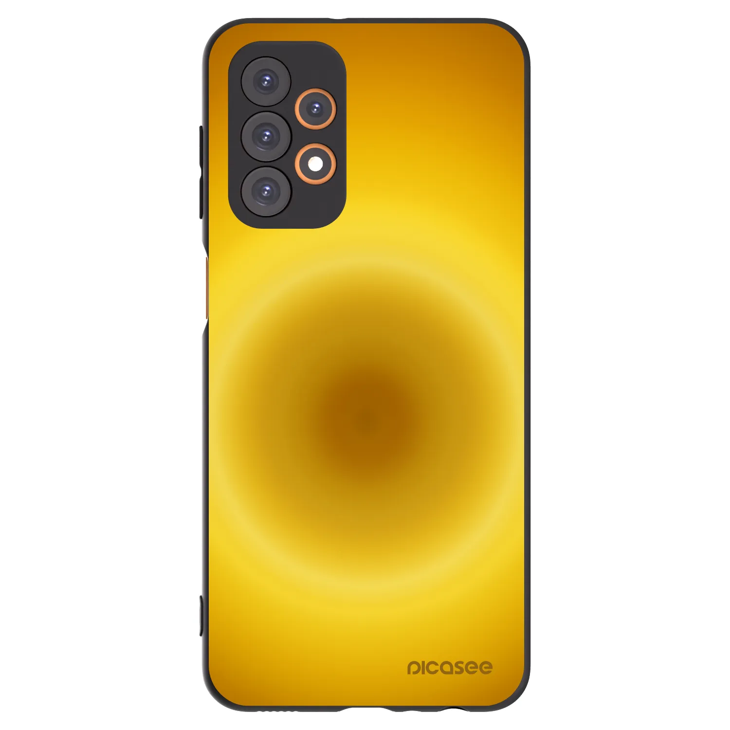 Picasee fekete szilikon tok az alábbi mobiltelefonokra Samsung Galaxy A23 A236B 5G - Solar Pulse