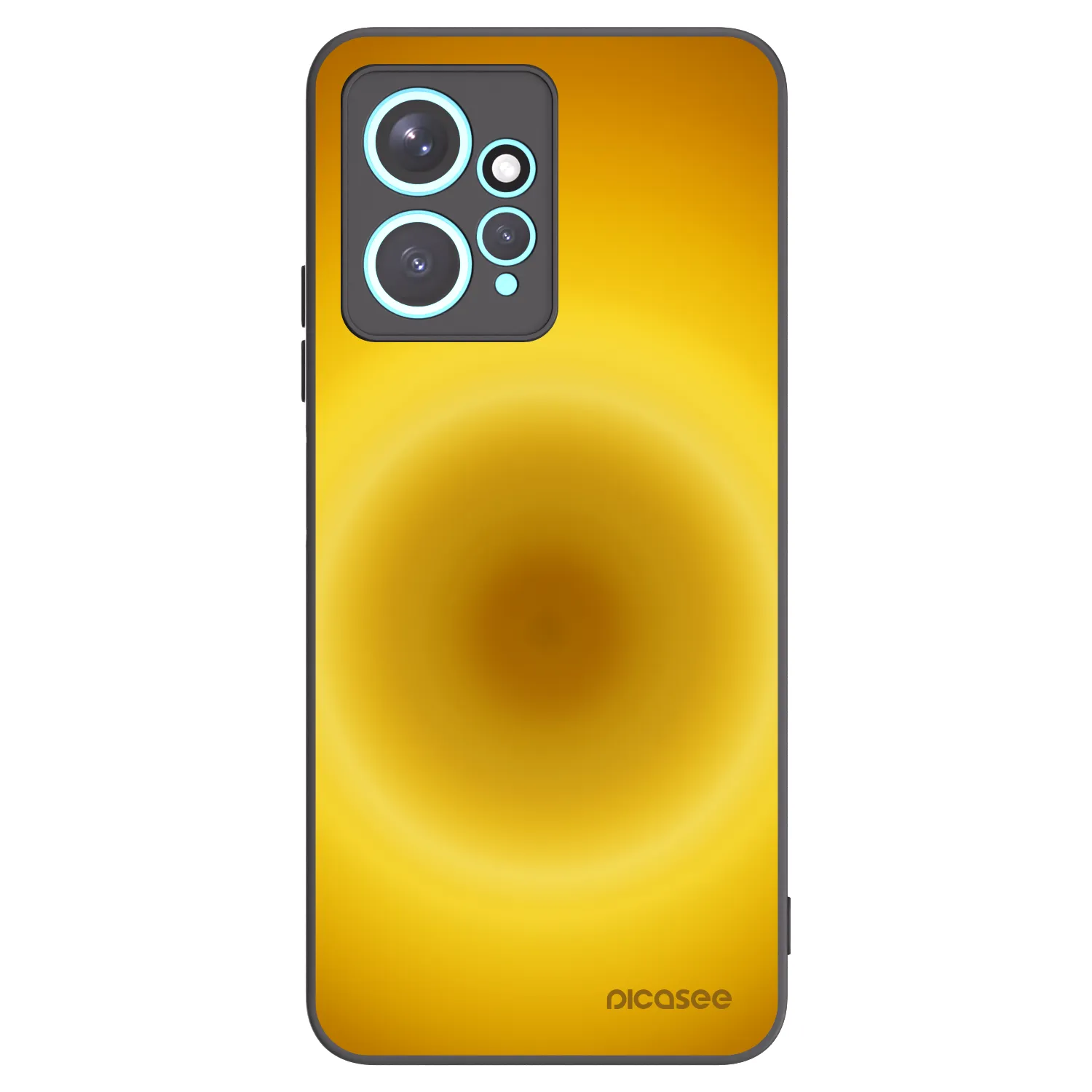 Picasee fekete szilikon tok az alábbi mobiltelefonokra Xiaomi Redmi Note 12 4G - Solar Pulse