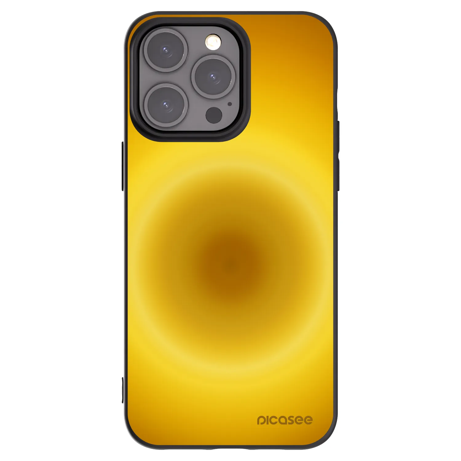 Picasee fekete szilikon tok az alábbi mobiltelefonokra Apple iPhone 15 Pro Max - Solar Pulse
