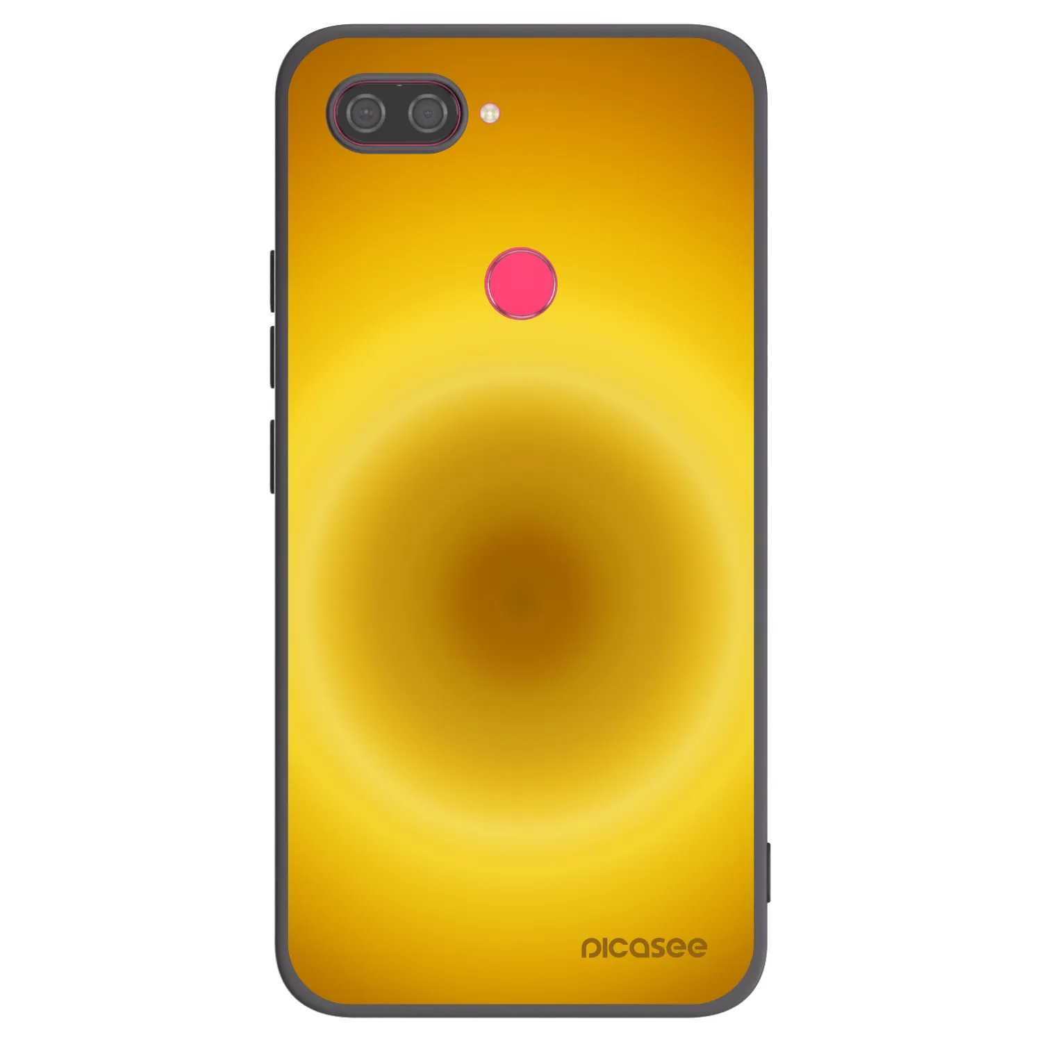 Picasee fekete szilikon tok az alábbi mobiltelefonokra Xiaomi Mi 8 Lite - Solar Pulse