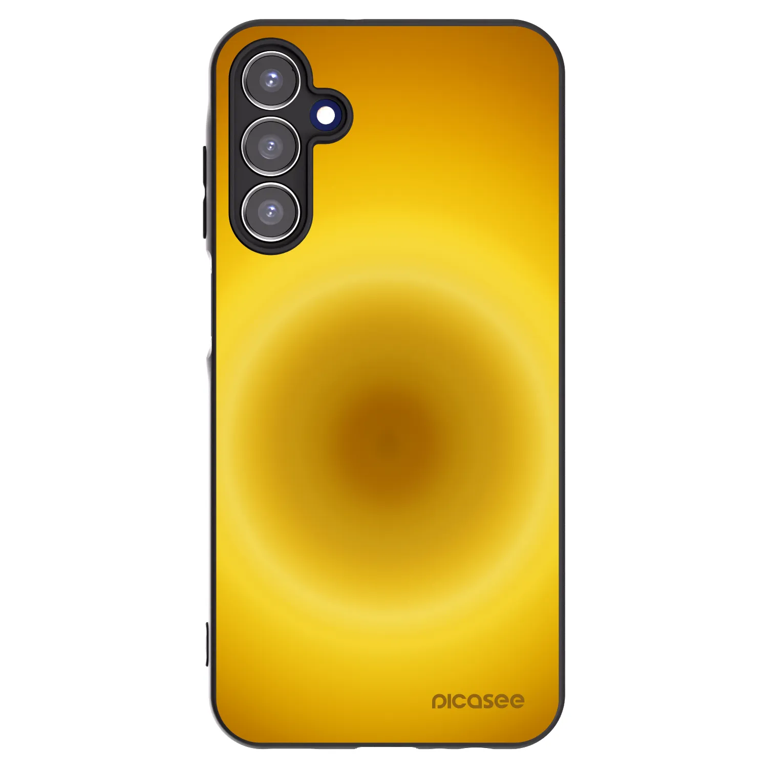 Picasee fekete szilikon tok az alábbi mobiltelefonokra Samsung Galaxy A15 A155F 4G - Solar Pulse