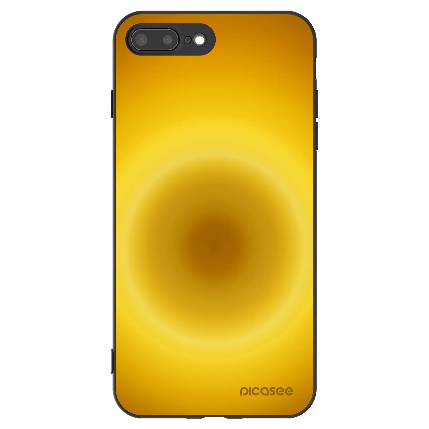 Picasee fekete szilikon tok az alábbi mobiltelefonokra Apple iPhone 8 Plus - Solar Pulse
