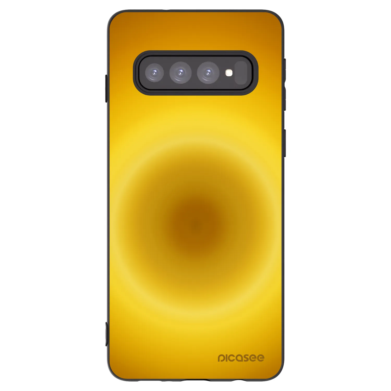 Picasee fekete szilikon tok az alábbi mobiltelefonokra Samsung Galaxy S10 G973 - Solar Pulse
