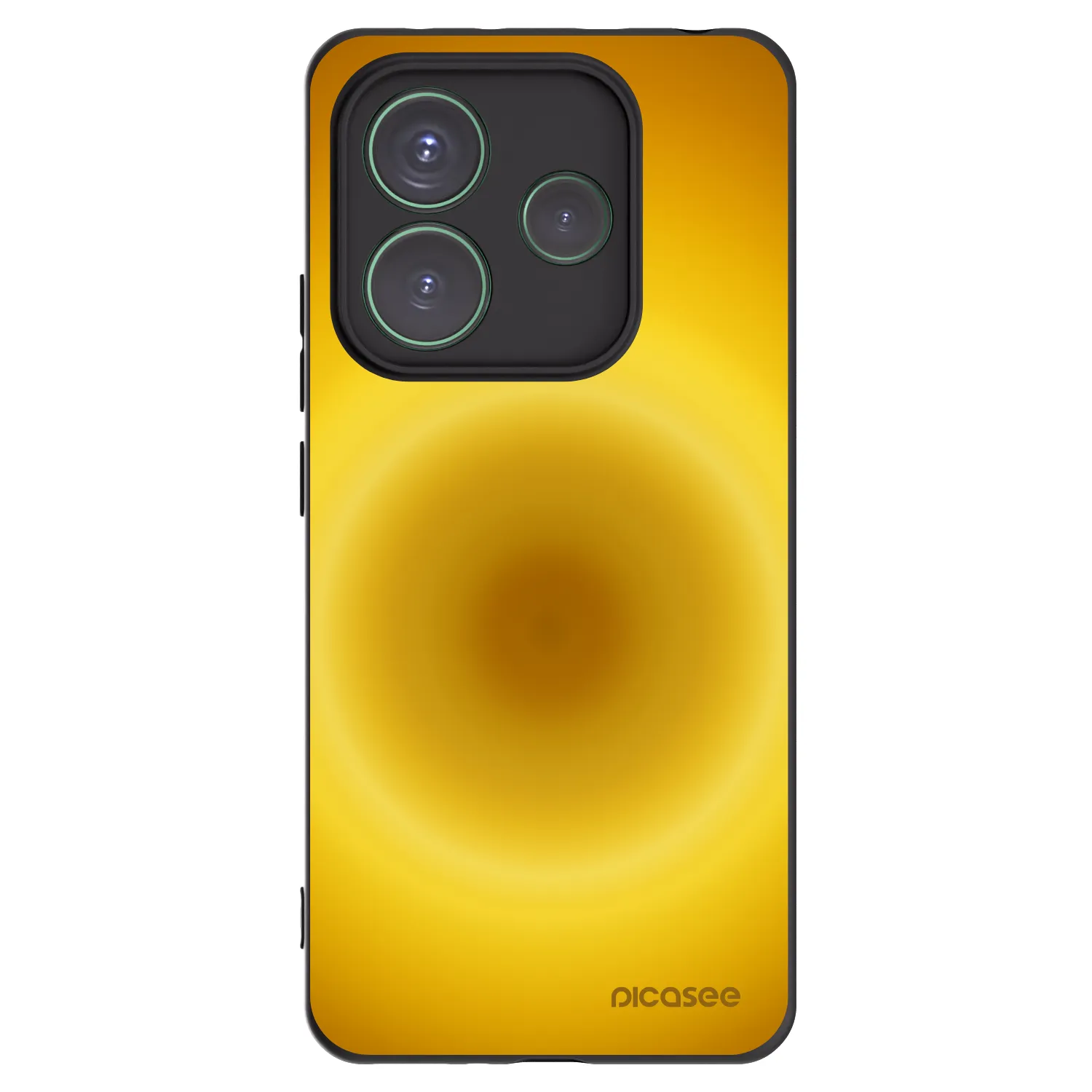 Picasee fekete szilikon tok az alábbi mobiltelefonokra Xiaomi Redmi Note 14 5G - Solar Pulse