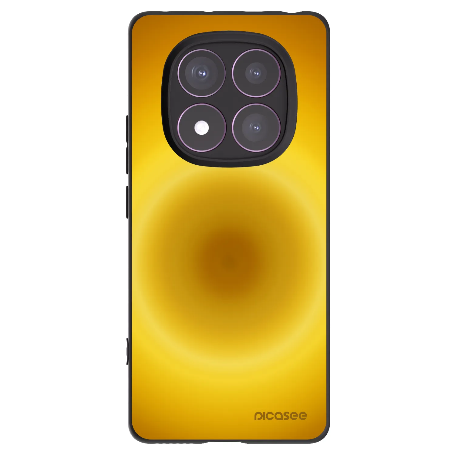 Picasee fekete szilikon tok az alábbi mobiltelefonokra Xiaomi Redmi Note 14 Pro 4G - Solar Pulse