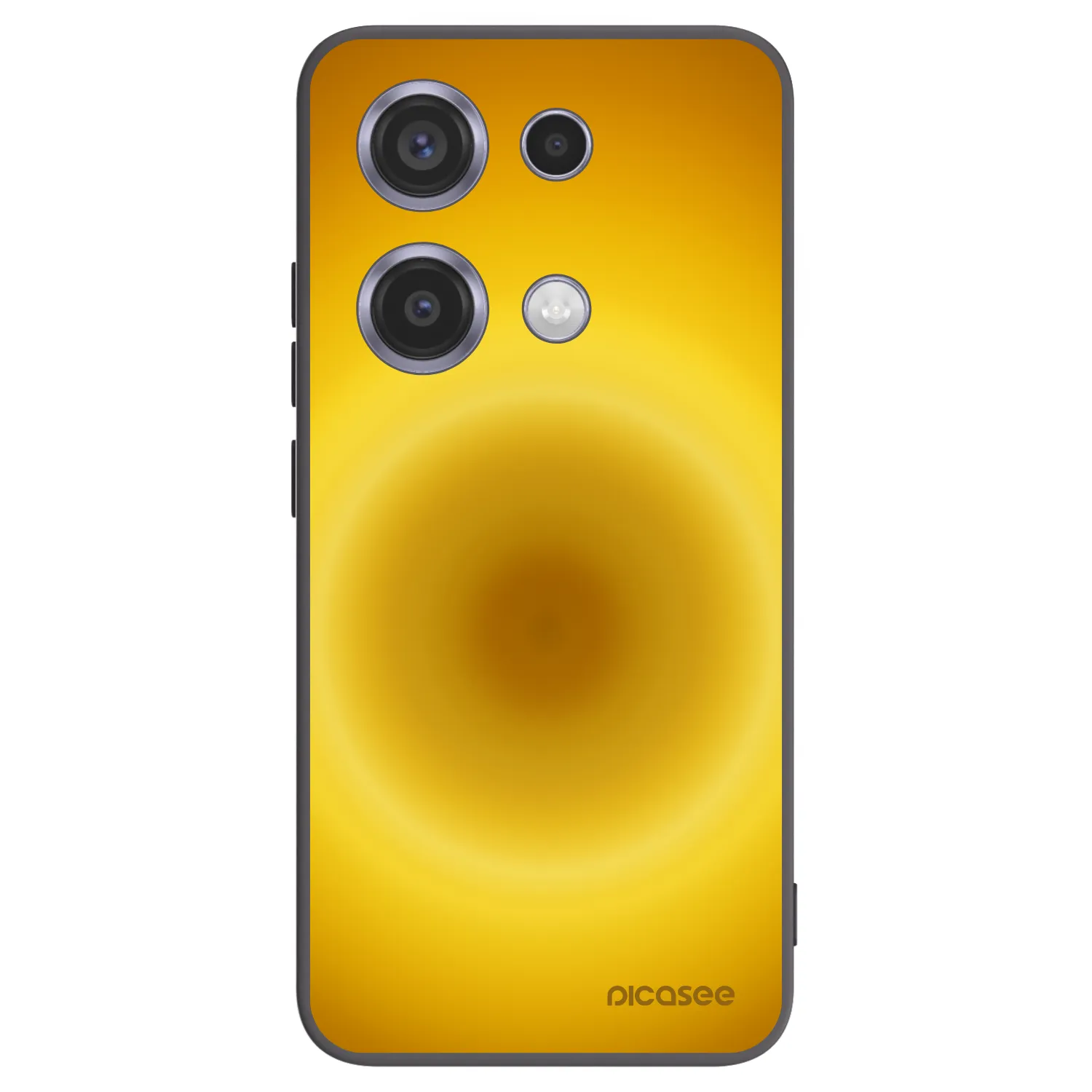 Picasee fekete szilikon tok az alábbi mobiltelefonokra Xiaomi Redmi Note 14S - Solar Pulse