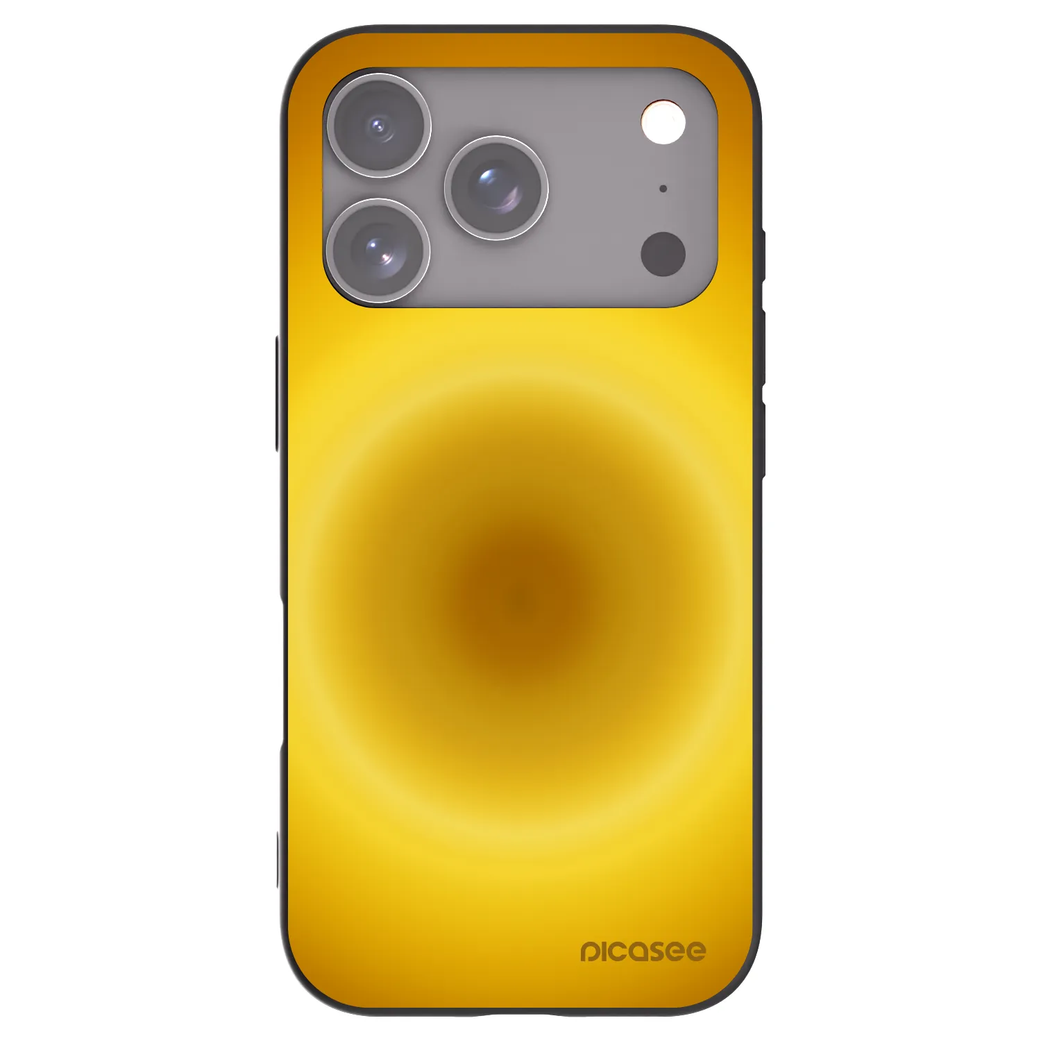 Picasee fekete szilikon tok az alábbi mobiltelefonokra Apple iPhone 17 Pro - Solar Pulse