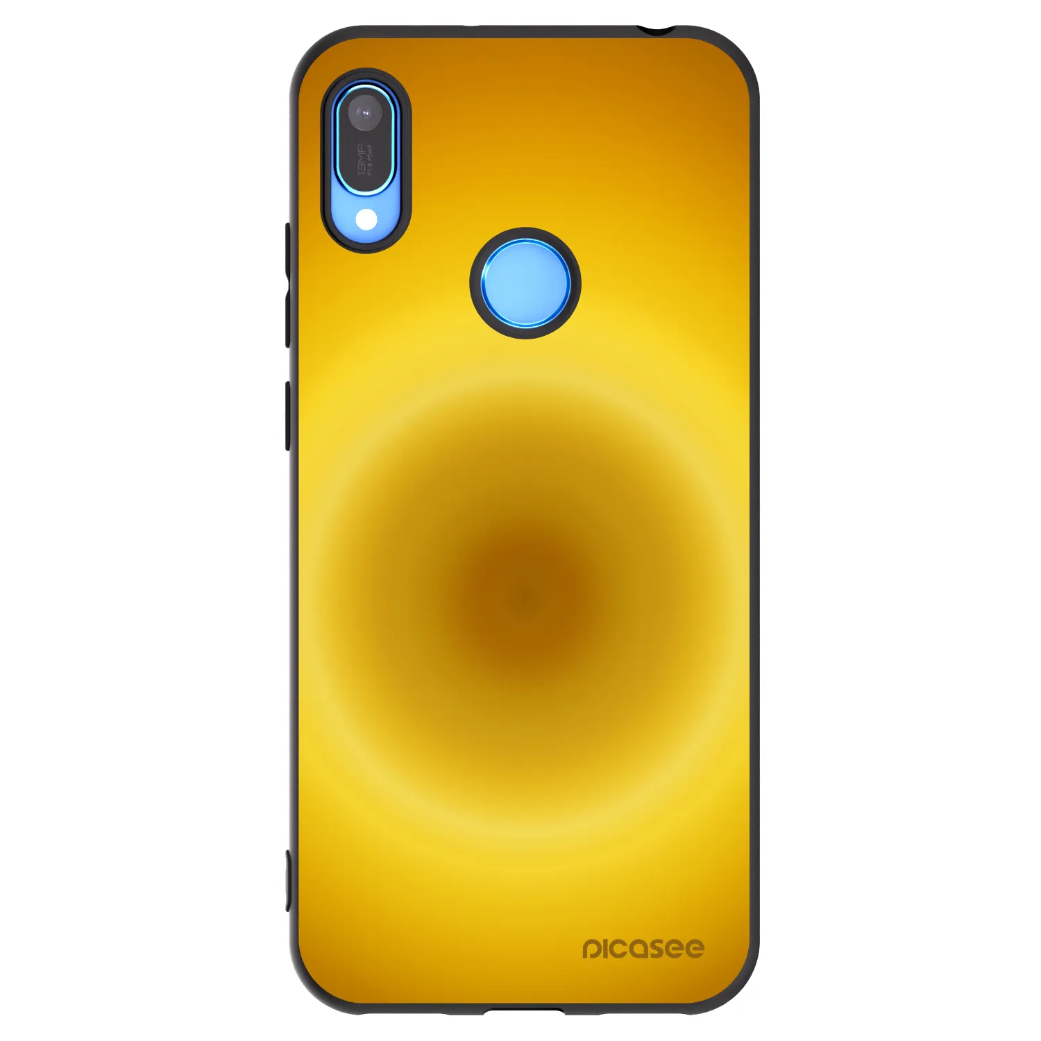 Picasee fekete szilikon tok az alábbi mobiltelefonokra Huawei Y6 2019 - Solar Pulse