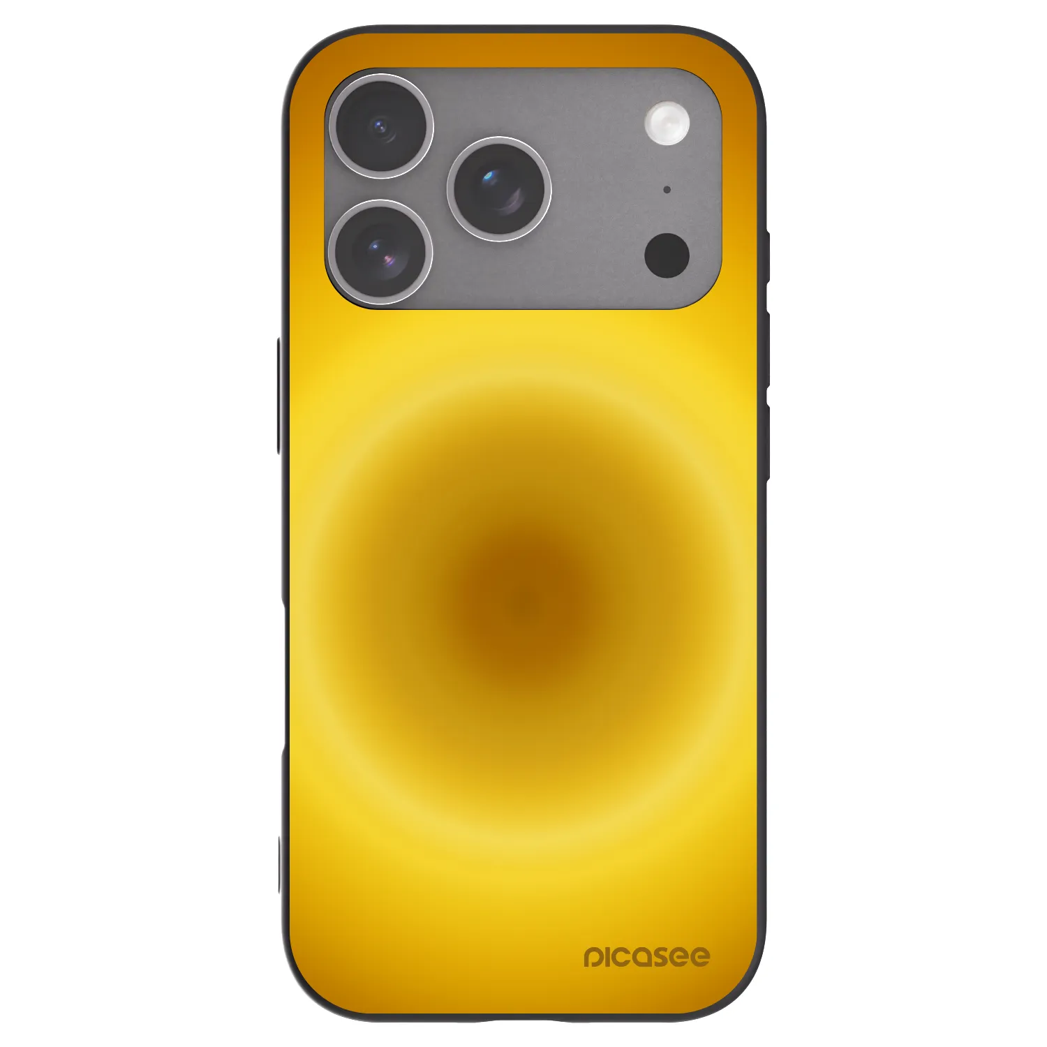 Picasee fekete szilikon tok az alábbi mobiltelefonokra Apple iPhone 18 Pro - Solar Pulse