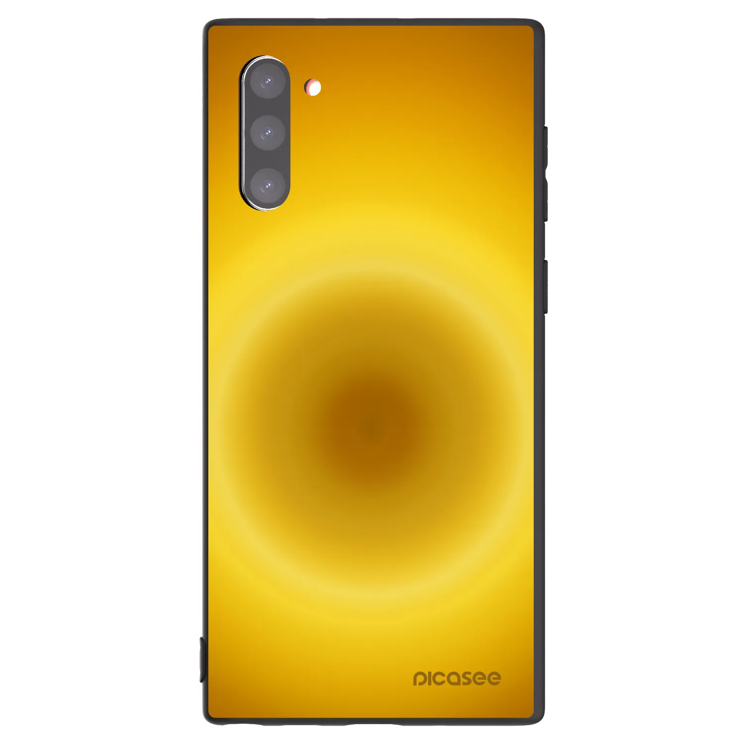 Picasee fekete szilikon tok az alábbi mobiltelefonokra Samsung Galaxy Note 10 N970F - Solar Pulse