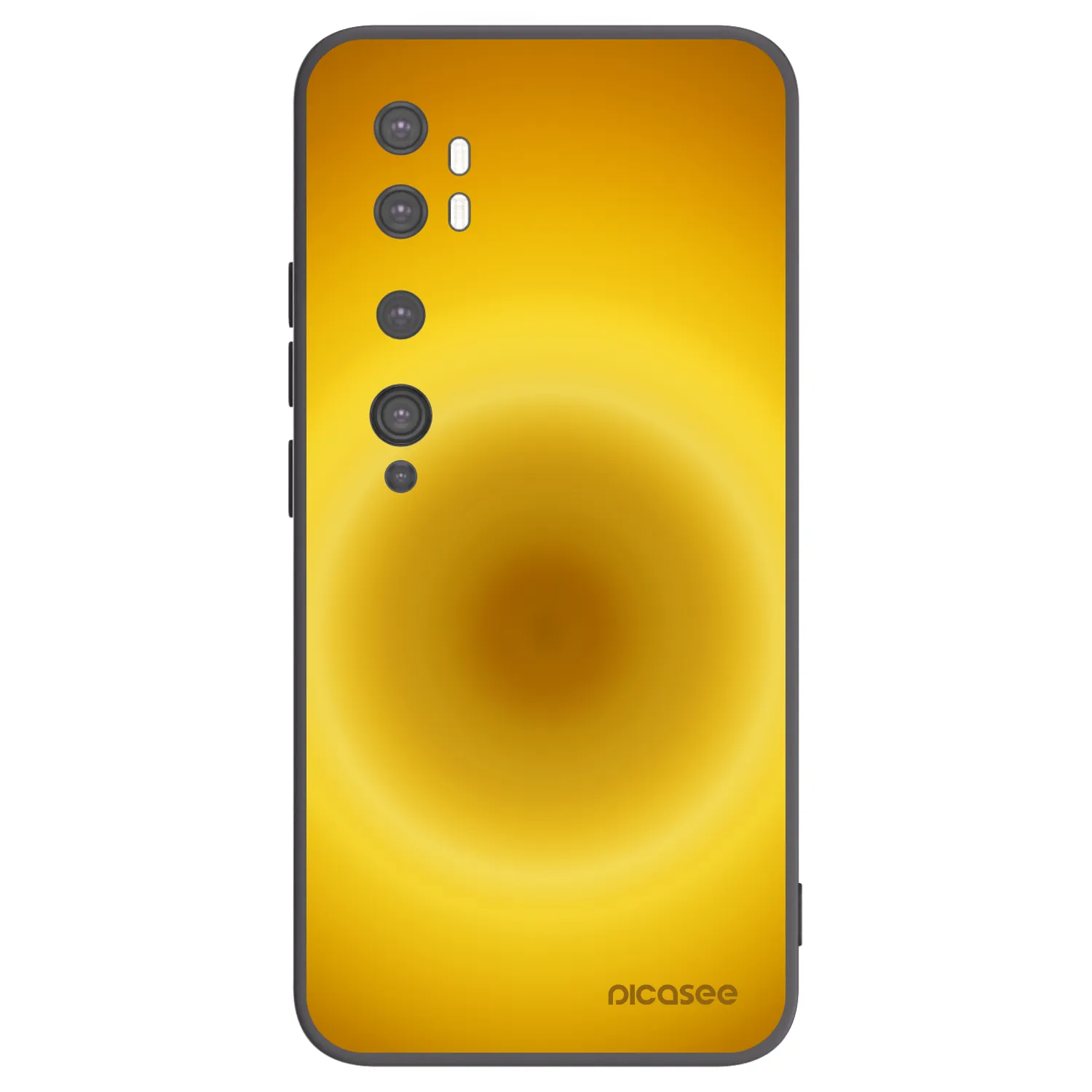 Picasee fekete szilikon tok az alábbi mobiltelefonokra Xiaomi Mi Note 10 (Pro) - Solar Pulse