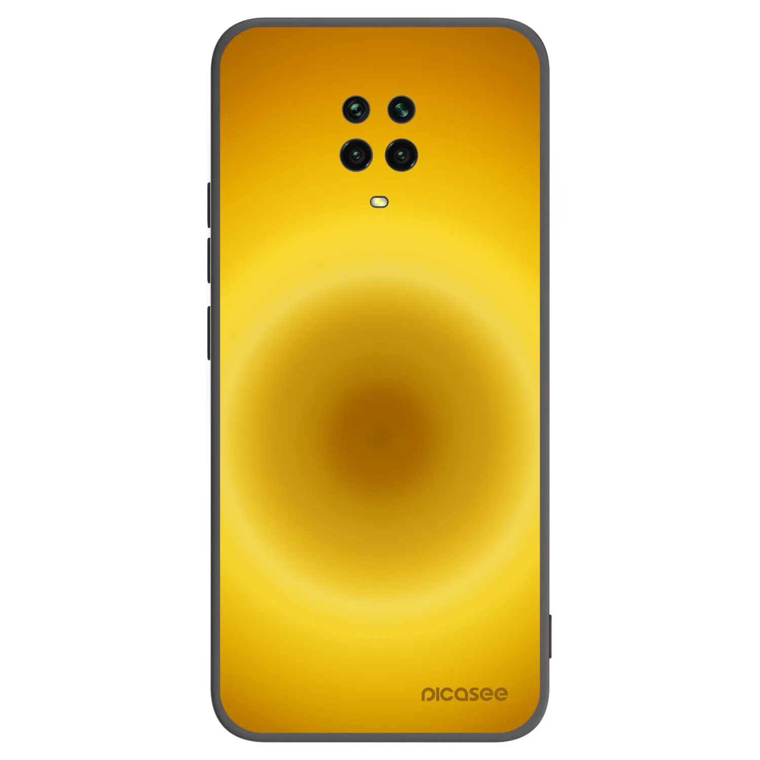 Picasee fekete szilikon tok az alábbi mobiltelefonokra Xiaomi Redmi Note 9 Pro - Solar Pulse