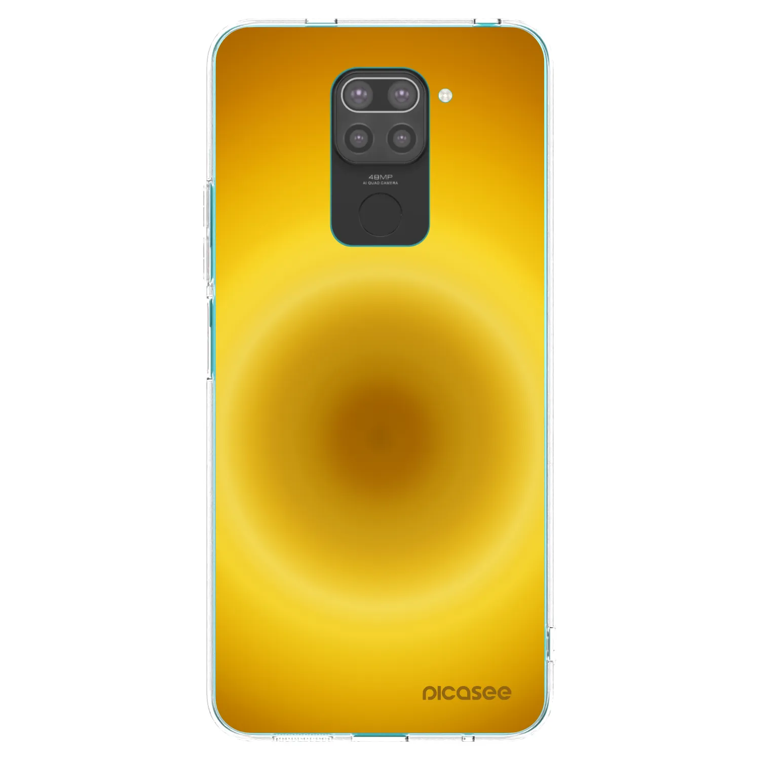 Picasee fekete szilikon tok az alábbi mobiltelefonokra Xiaomi Redmi Note 9 - Solar Pulse