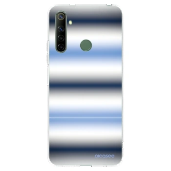 Picasee átlátszó szilikon tok az alábbi mobiltelefonokra Realme 6i - Static Lines