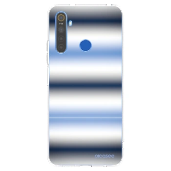 Picasee átlátszó szilikon tok az alábbi mobiltelefonokra Realme 5 - Static Lines