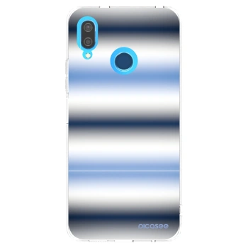 Picasee átlátszó szilikon tok az alábbi mobiltelefonokra Huawei P20 Lite - Static Lines