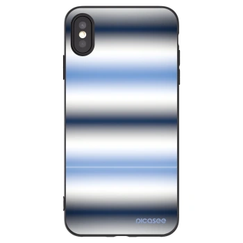 Picasee fekete szilikon tok az alábbi mobiltelefonokra Apple iPhone XS Max - Static Lines