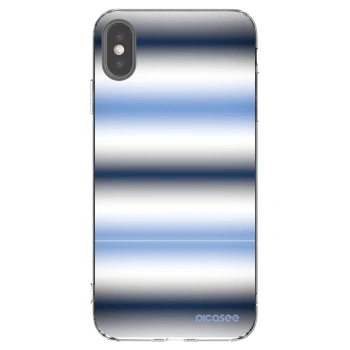 Picasee átlátszó szilikon tok az alábbi mobiltelefonokra Apple iPhone XS Max - Static Lines