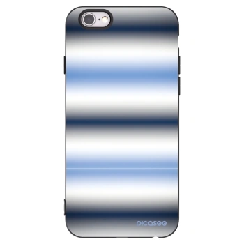 Picasee fekete szilikon tok az alábbi mobiltelefonokra Apple iPhone 6/6S - Static Lines