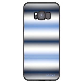 Picasee fekete szilikon tok az alábbi mobiltelefonokra Samsung Galaxy S8 G950F - Static Lines