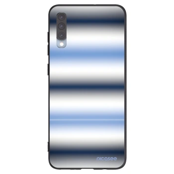 Picasee fekete szilikon tok az alábbi mobiltelefonokra Samsung Galaxy A70 A705F - Static Lines