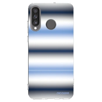 Picasee átlátszó szilikon tok az alábbi mobiltelefonokra Huawei P30 Lite - Static Lines