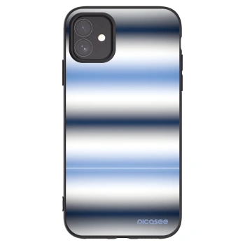 Picasee fekete szilikon tok az alábbi mobiltelefonokra Apple iPhone 11 - Static Lines
