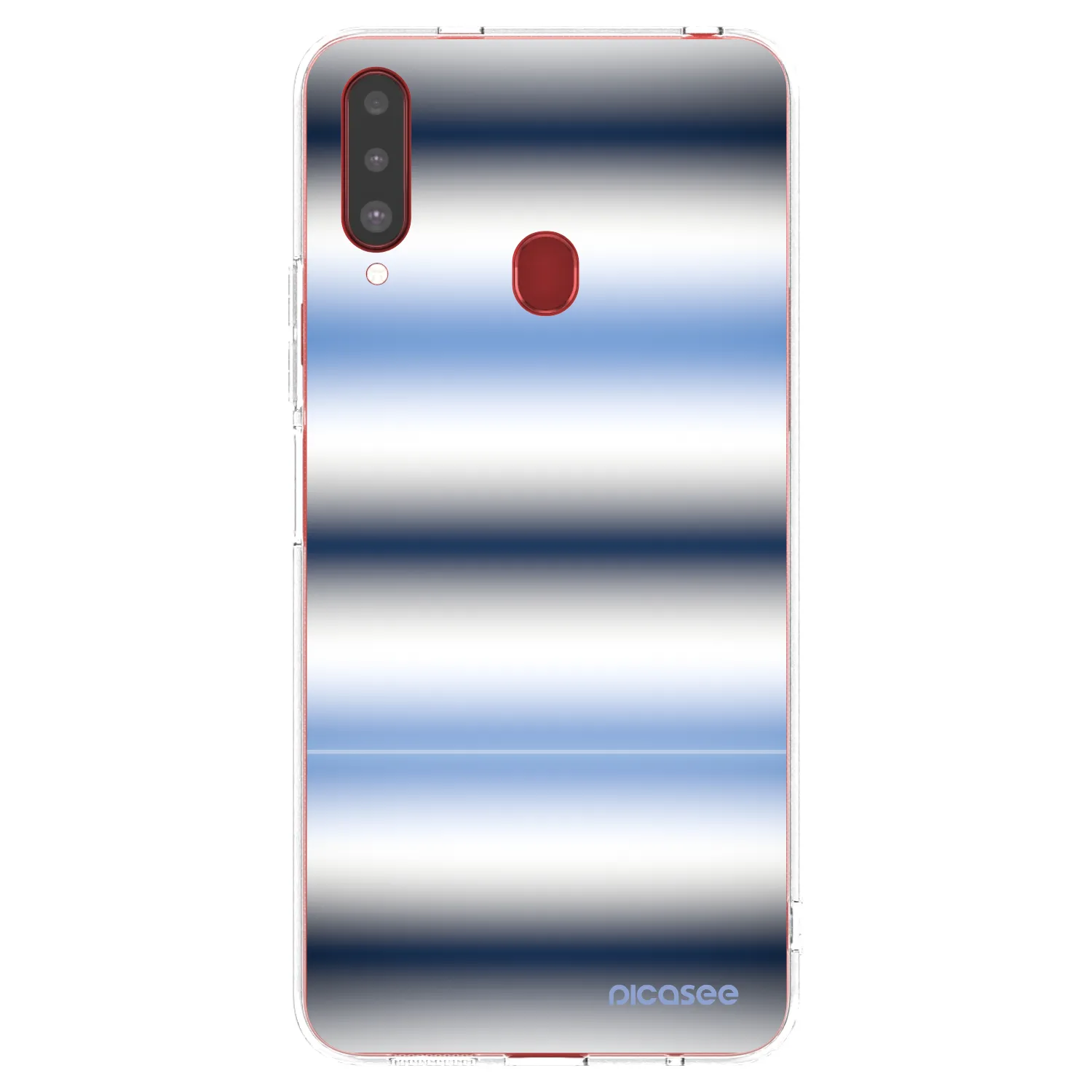 Picasee átlátszó szilikon tok az alábbi mobiltelefonokra Samsung Galaxy A20s - Static Lines