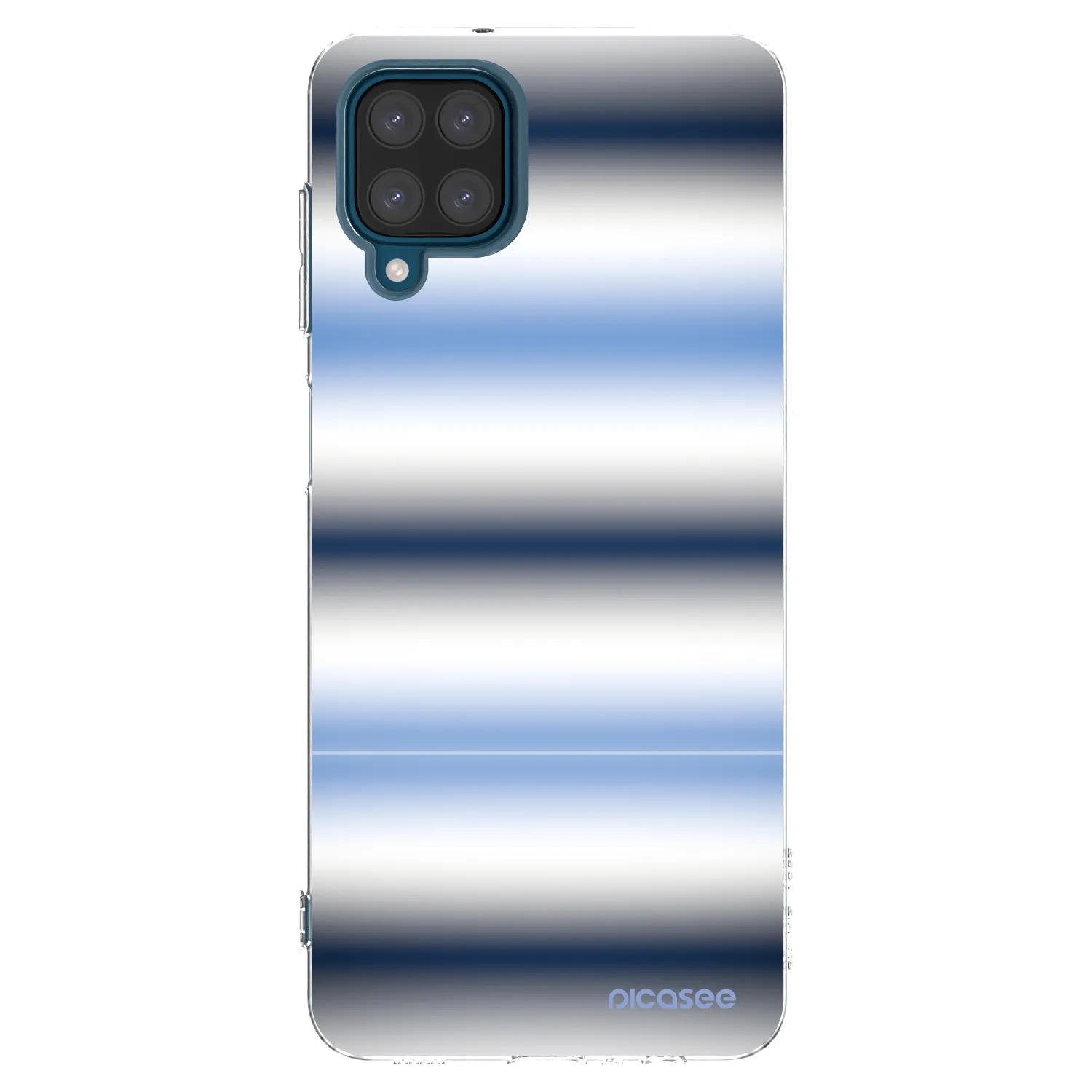 Picasee átlátszó szilikon tok az alábbi mobiltelefonokra Samsung Galaxy A12 A125F - Static Lines