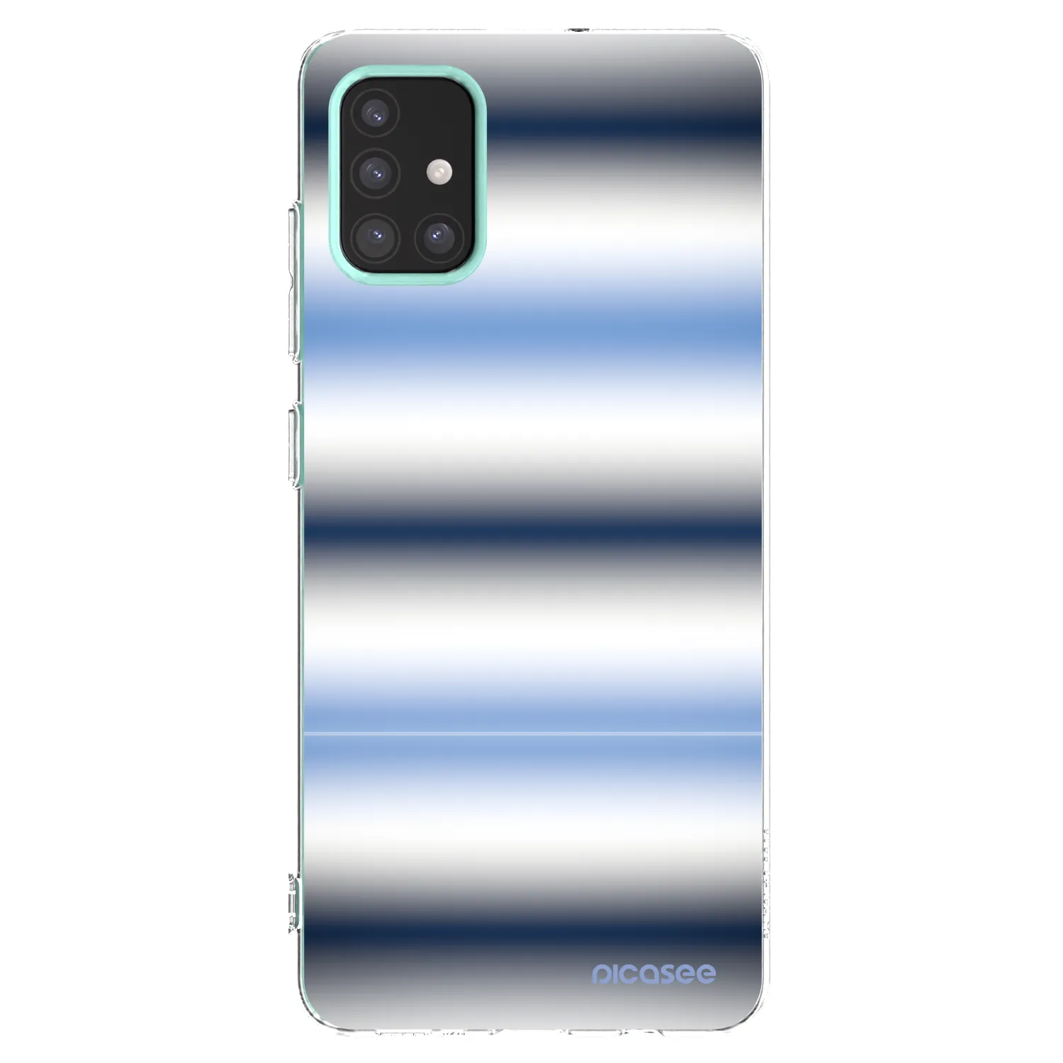 Picasee átlátszó szilikon tok az alábbi mobiltelefonokra Samsung Galaxy M31s - Static Lines