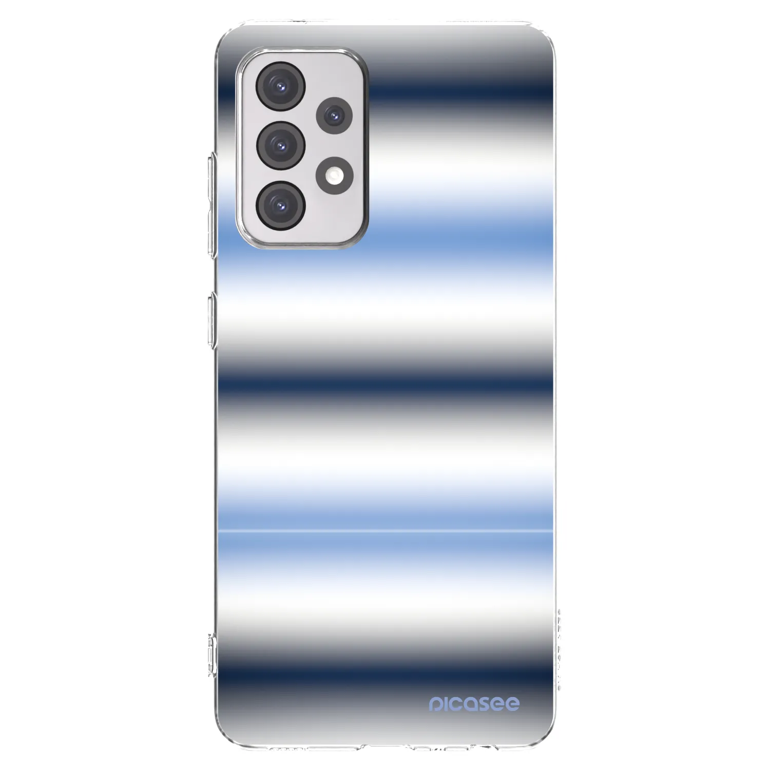 Picasee átlátszó szilikon tok az alábbi mobiltelefonokra Samsung Galaxy A52 5G A525F - Static Lines