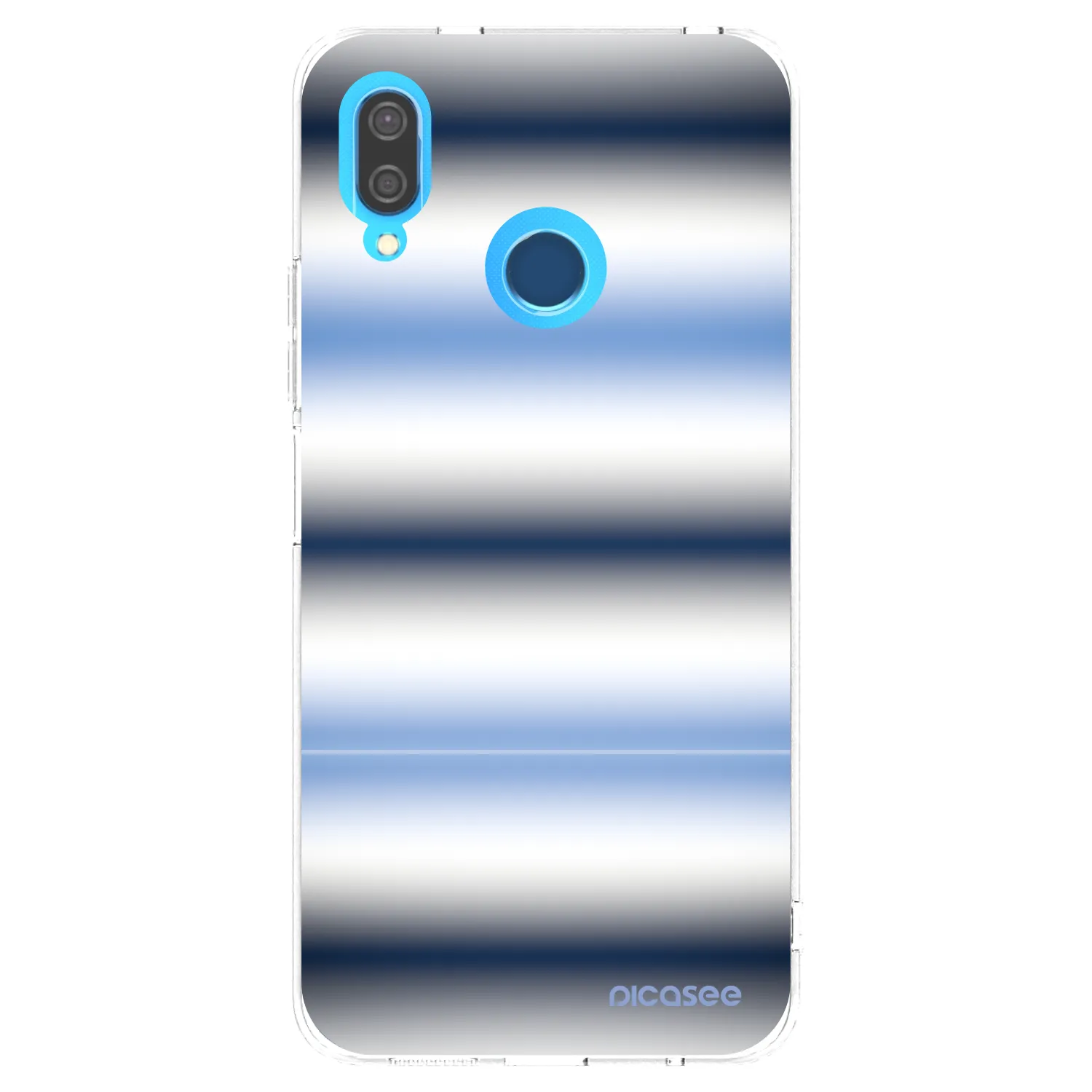 Picasee átlátszó szilikon tok az alábbi mobiltelefonokra Huawei P20 Lite - Static Lines
