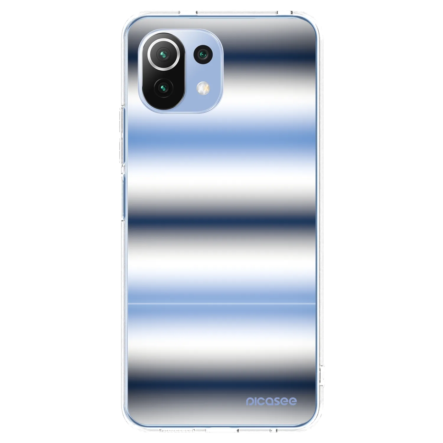 Picasee átlátszó szilikon tok az alábbi mobiltelefonokra Xiaomi Mi 11 Lite - Static Lines