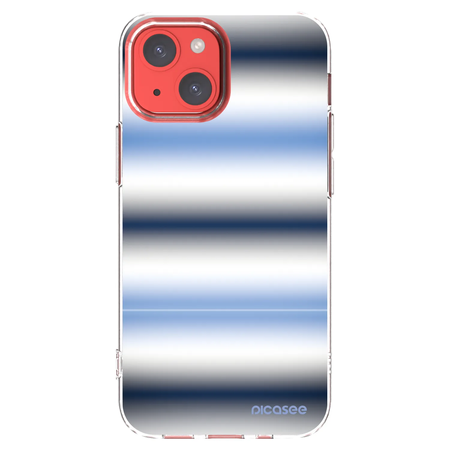 Picasee átlátszó szilikon tok az alábbi mobiltelefonokra Apple iPhone 13 mini - Static Lines