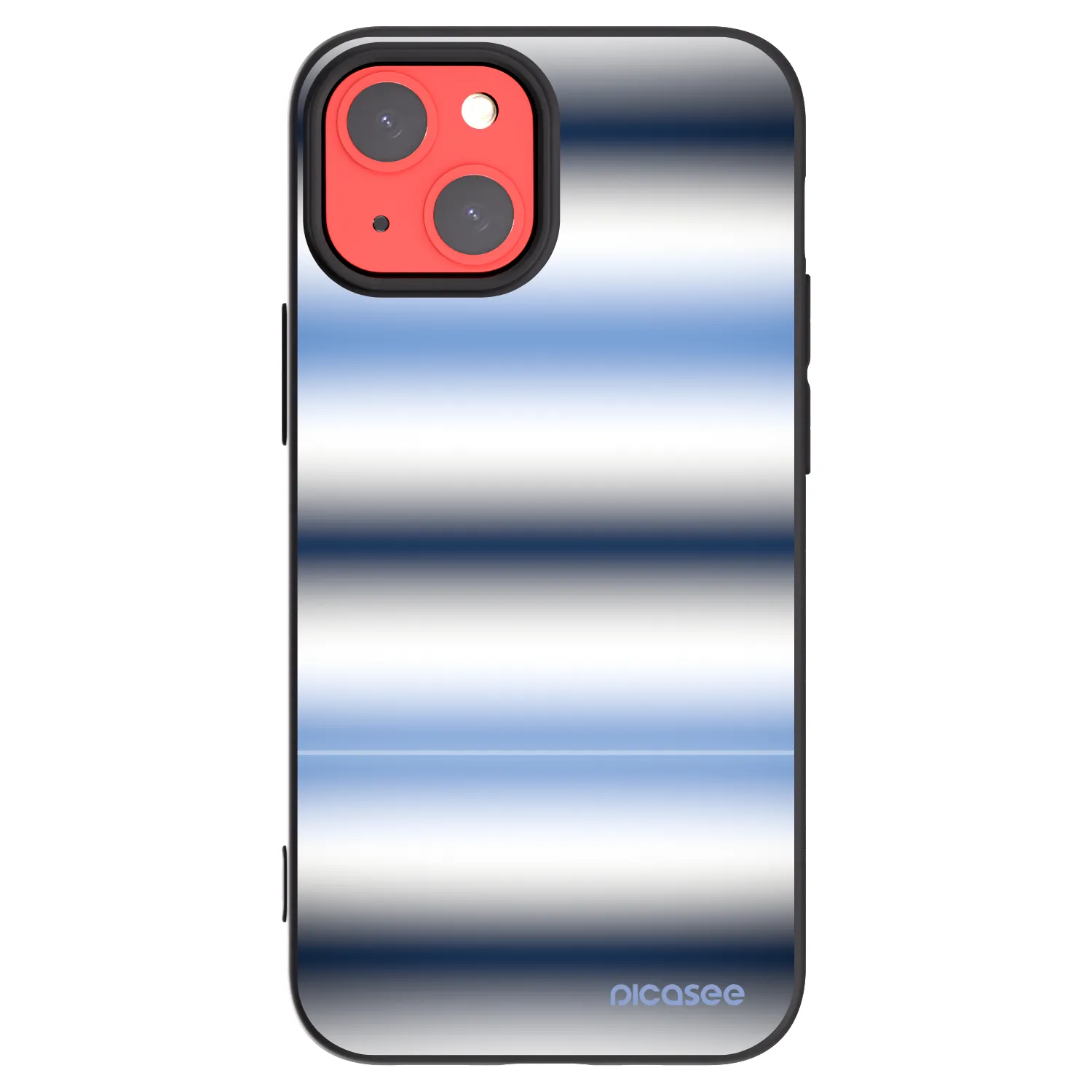 Picasee fekete szilikon tok az alábbi mobiltelefonokra Apple iPhone 13 mini - Static Lines