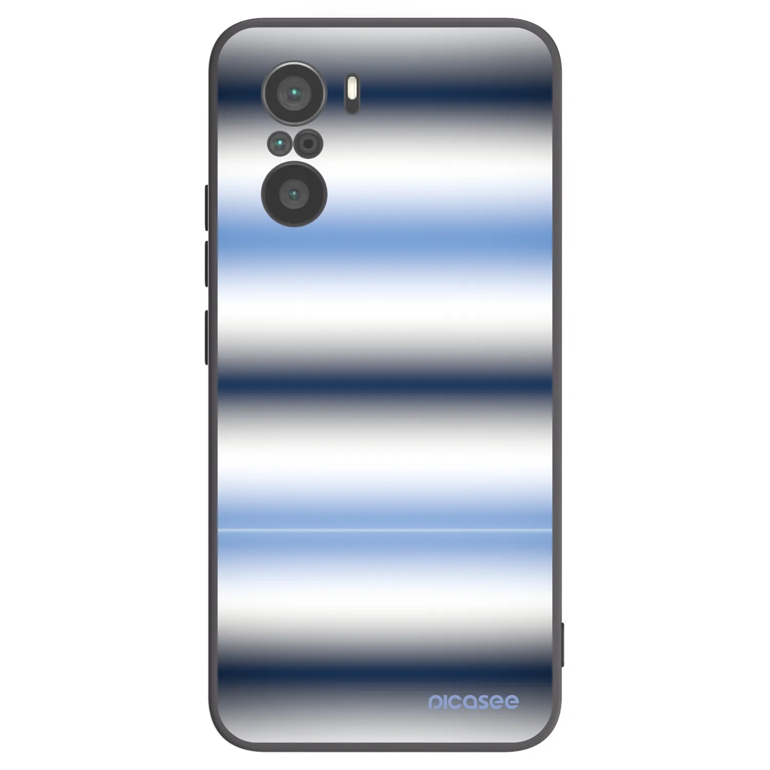 Picasee fekete szilikon tok az alábbi mobiltelefonokra Xiaomi Poco F3 - Static Lines