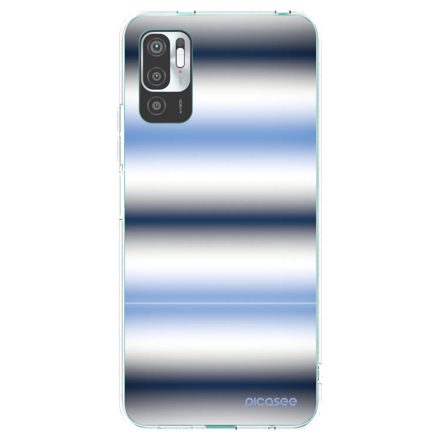 Picasee átlátszó szilikon tok az alábbi mobiltelefonokra Xiaomi Redmi Note 10 5G - Static Lines