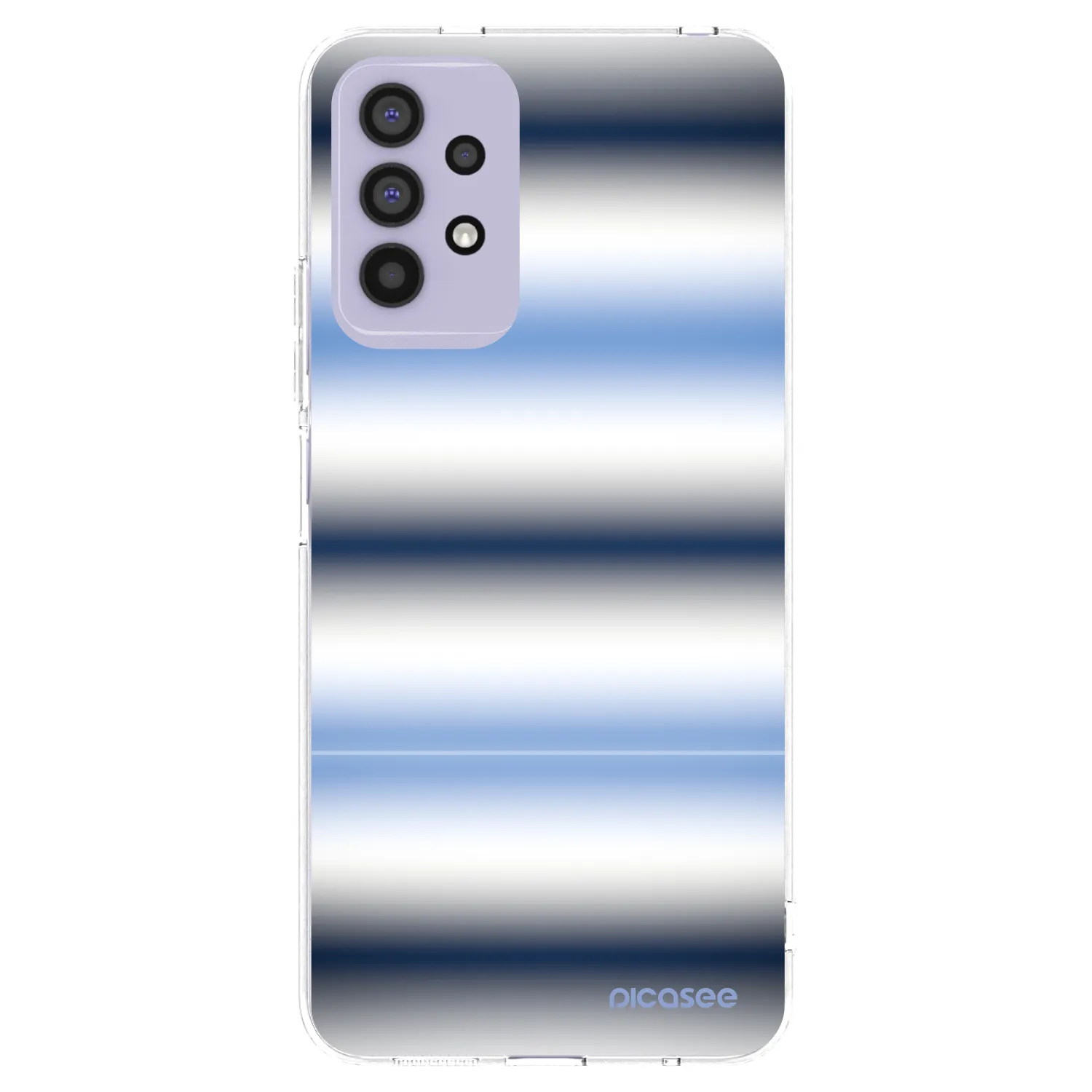 Picasee átlátszó szilikon tok az alábbi mobiltelefonokra Samsung Galaxy A32 4G SM-A325F - Static Lines