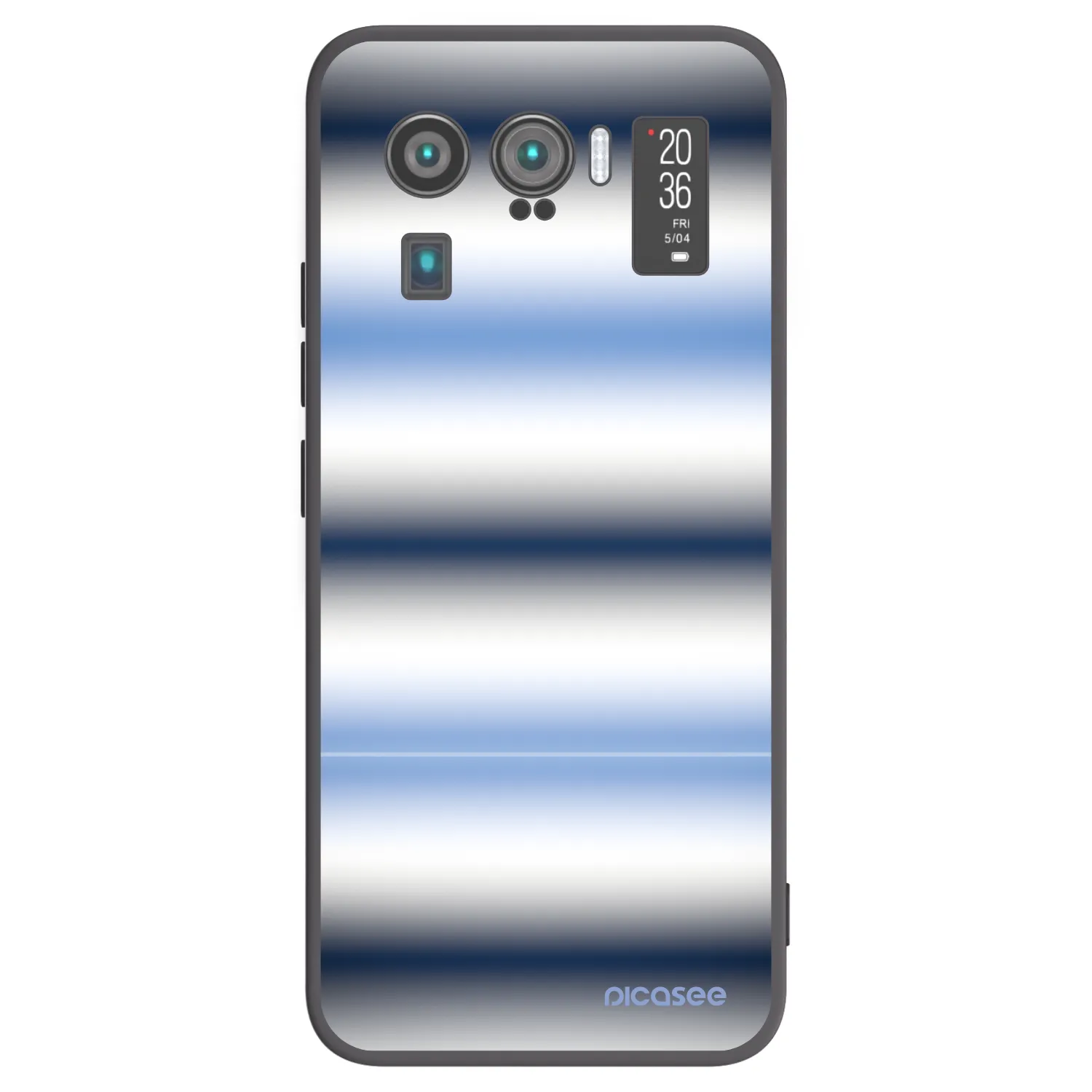 Picasee fekete szilikon tok az alábbi mobiltelefonokra Xiaomi Mi 11 Ultra - Static Lines