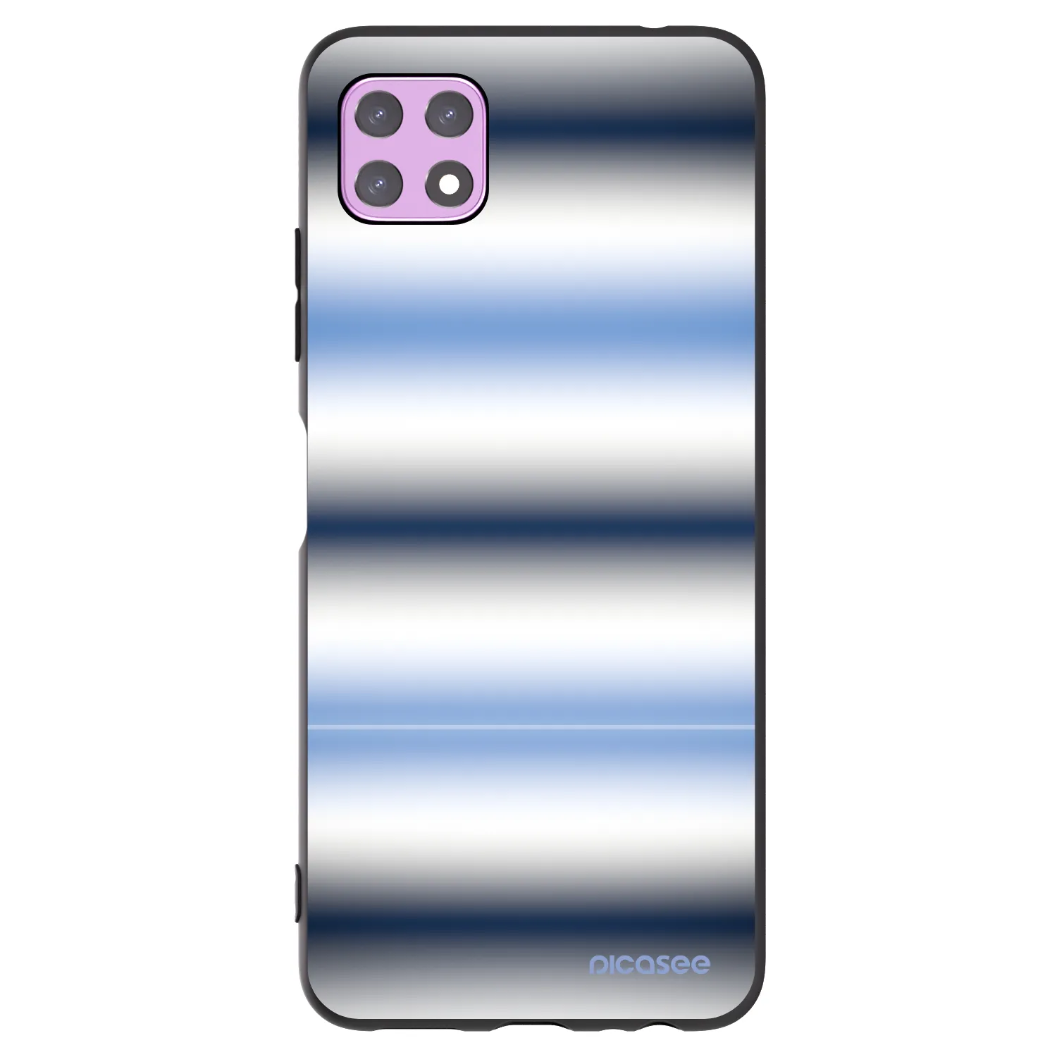 Picasee fekete szilikon tok az alábbi mobiltelefonokra Samsung Galaxy A22 A226B 5G - Static Lines