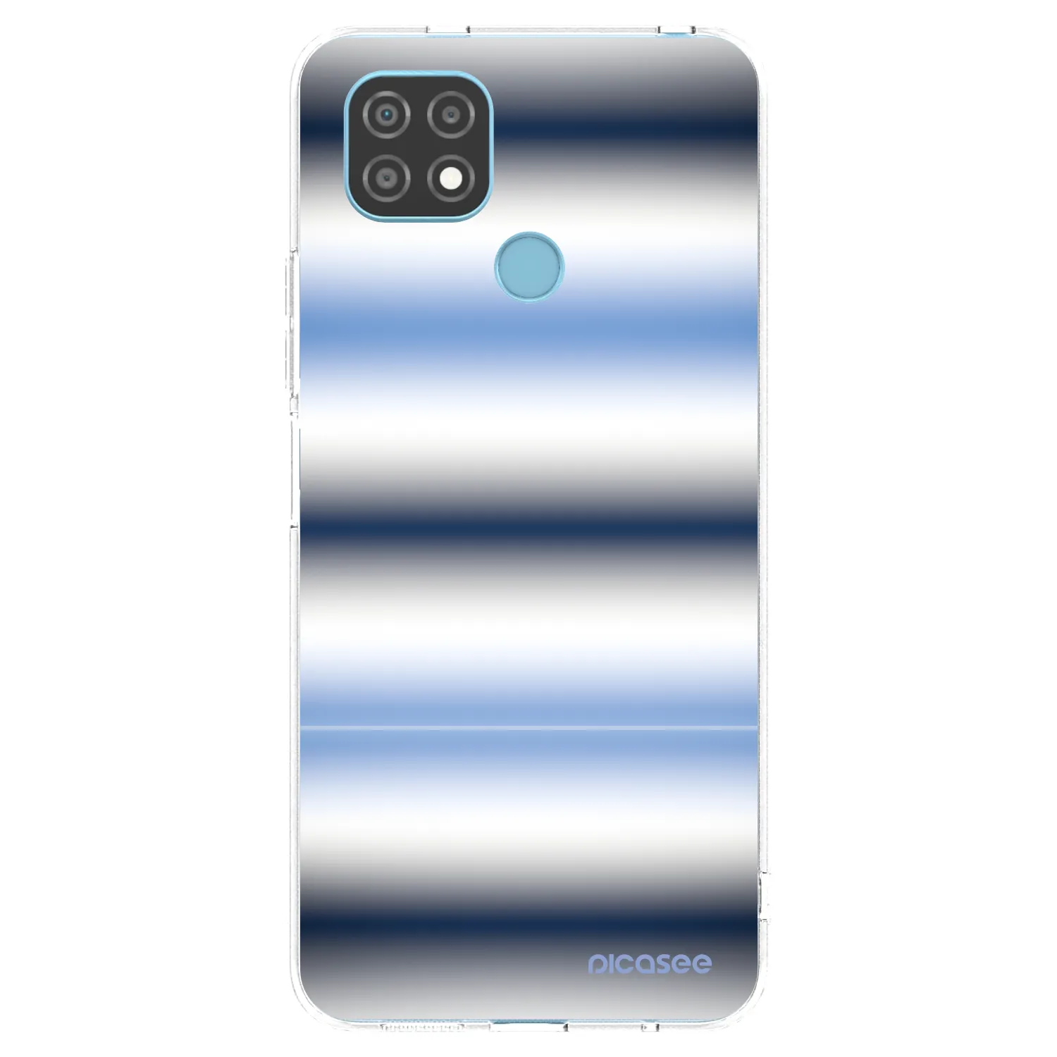 Picasee átlátszó szilikon tok az alábbi mobiltelefonokra Realme C21 - Static Lines