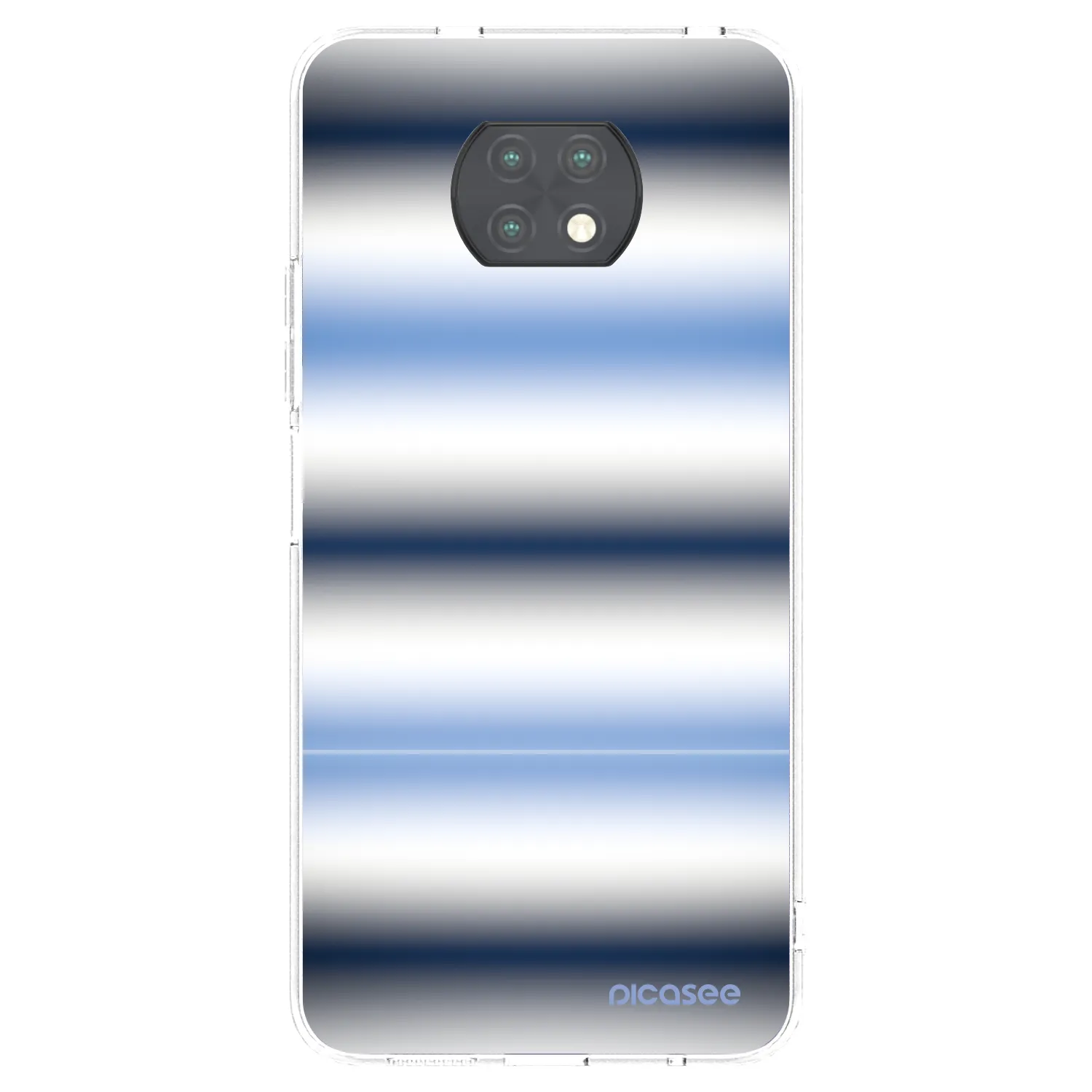 Picasee átlátszó szilikon tok az alábbi mobiltelefonokra Xiaomi Redmi Note 9T - Static Lines