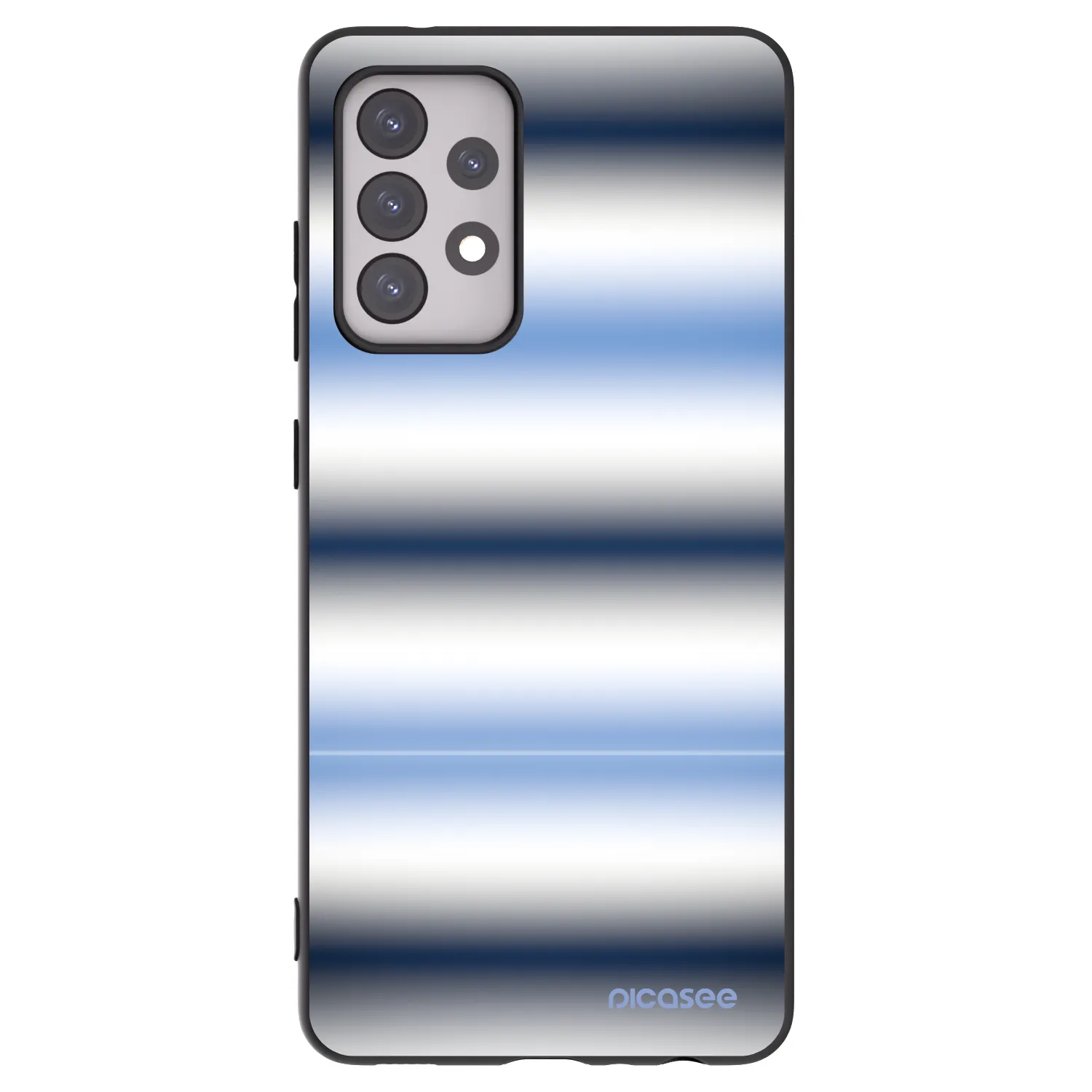 Picasee fekete szilikon tok az alábbi mobiltelefonokra Samsung Galaxy A52s 5G A528B - Static Lines