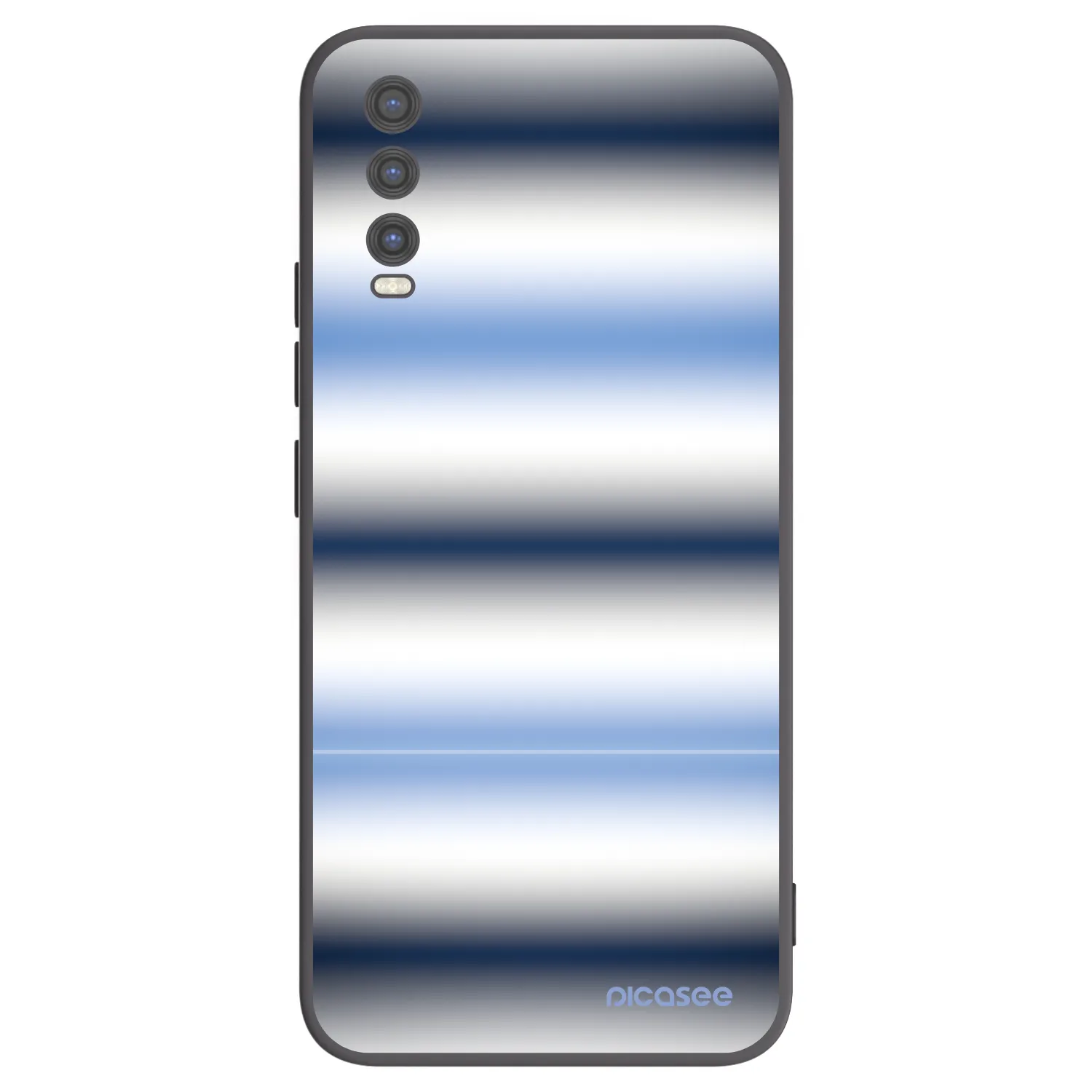 Picasee fekete szilikon tok az alábbi mobiltelefonokra Vivo Y20s - Static Lines