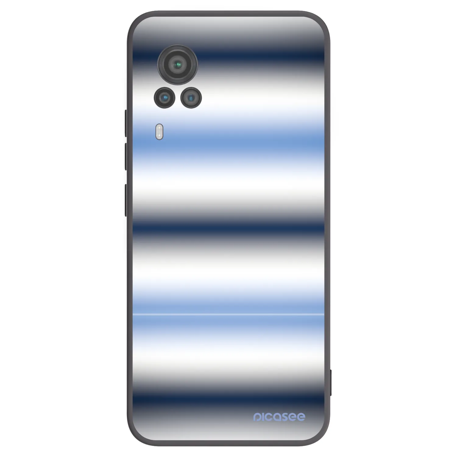 Picasee fekete szilikon tok az alábbi mobiltelefonokra Vivo X60 Pro 5G - Static Lines
