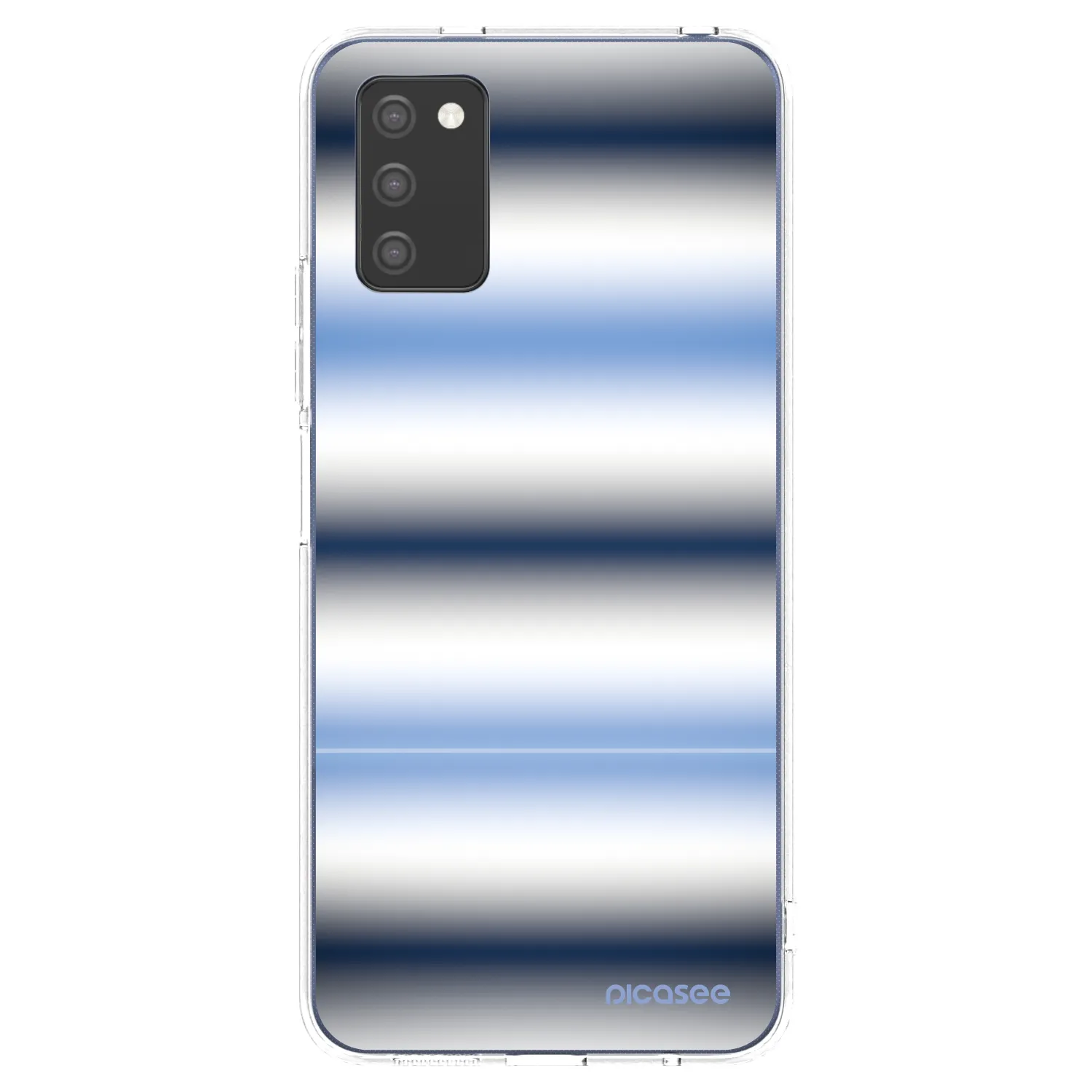 Picasee átlátszó szilikon tok az alábbi mobiltelefonokra Samsung Galaxy A03s A037G - Static Lines